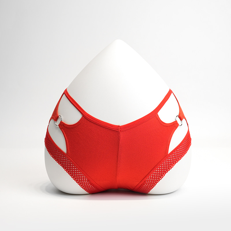 Damen -Metallring -lips