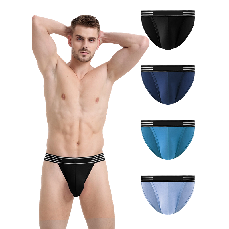 Herren-Bikini-Slip mit Beutel